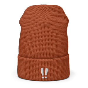 Exclamations Waffle Beanie